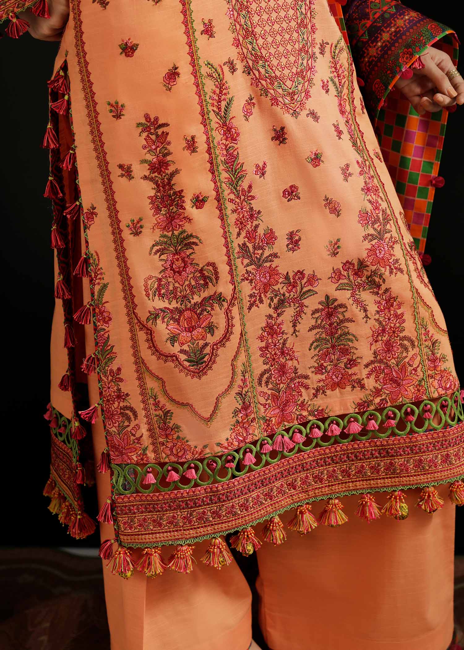 Hussain Rehar | Winter Shawl Khaddar 23 | Dusky - House Of Anaya