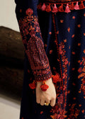 Hussain Rehar | Winter Shawl Khaddar 23 | Cerulean - House Of Anaya