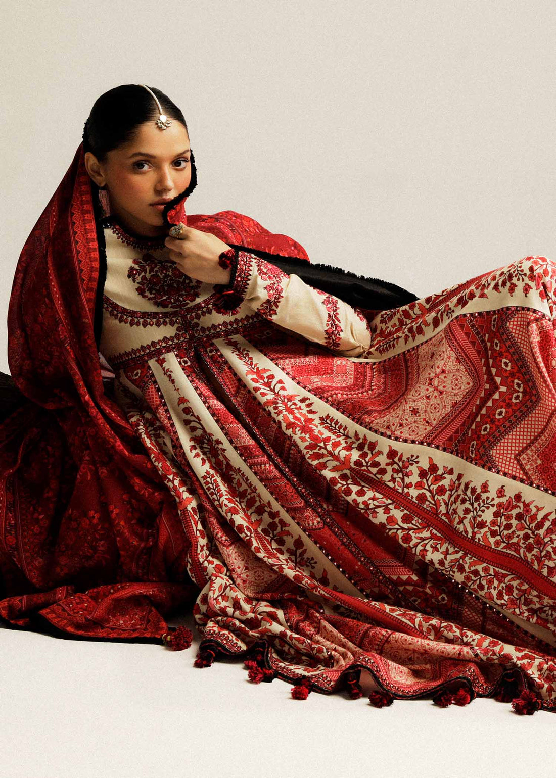 Hussain Rehar | Winter Shawl Khaddar 23 | Opaline - House Of Anaya