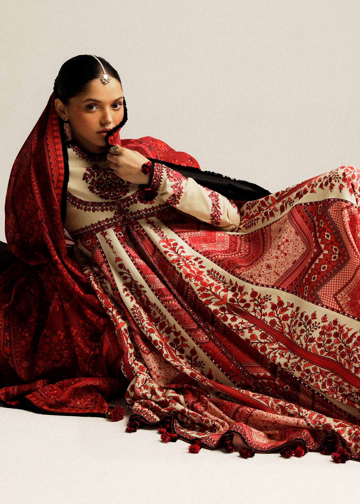 Hussain Rehar | Winter Shawl Khaddar 23 | Opaline - House Of Anaya