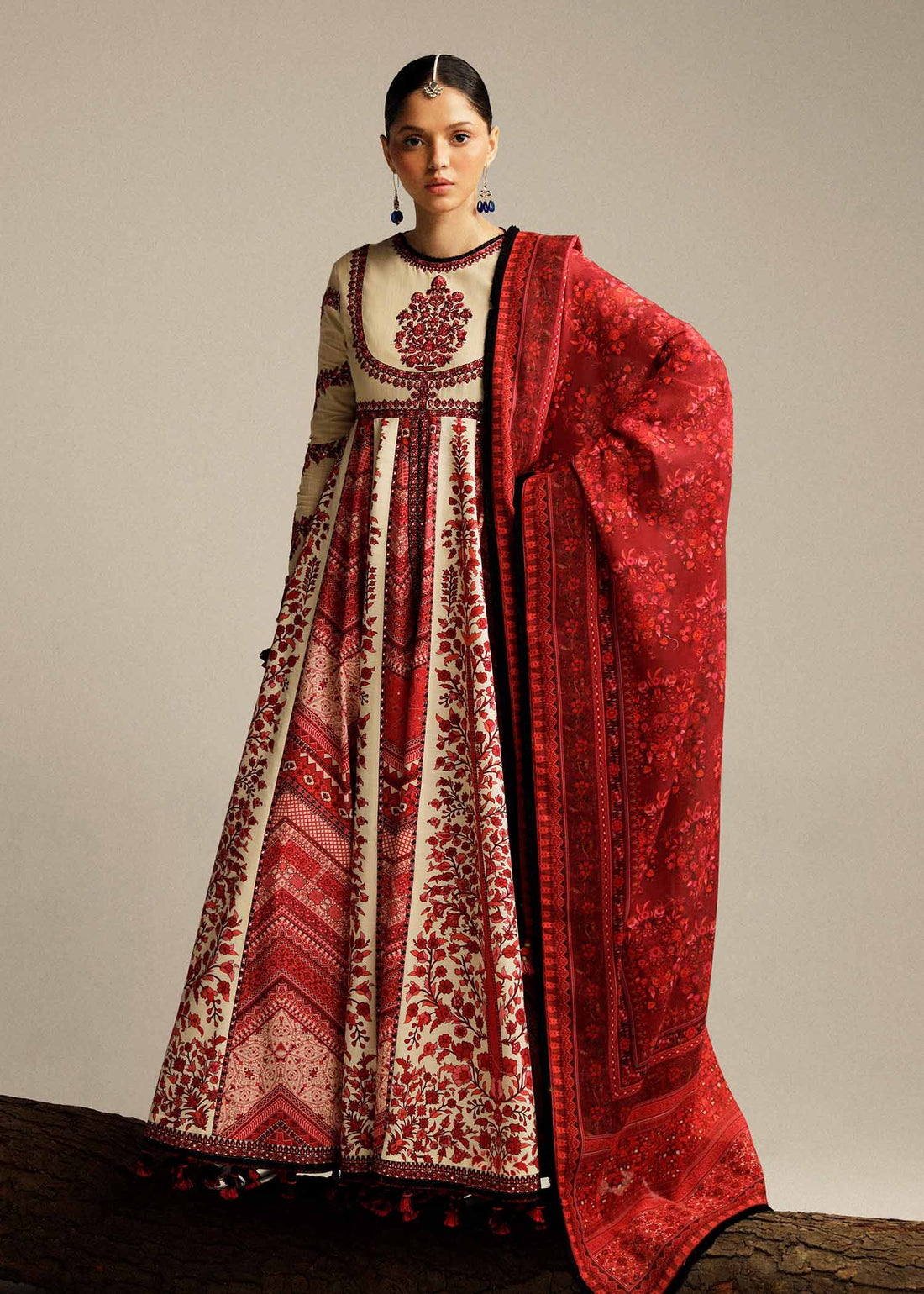 Hussain Rehar | Winter Shawl Khaddar 23 | Opaline - House Of Anaya