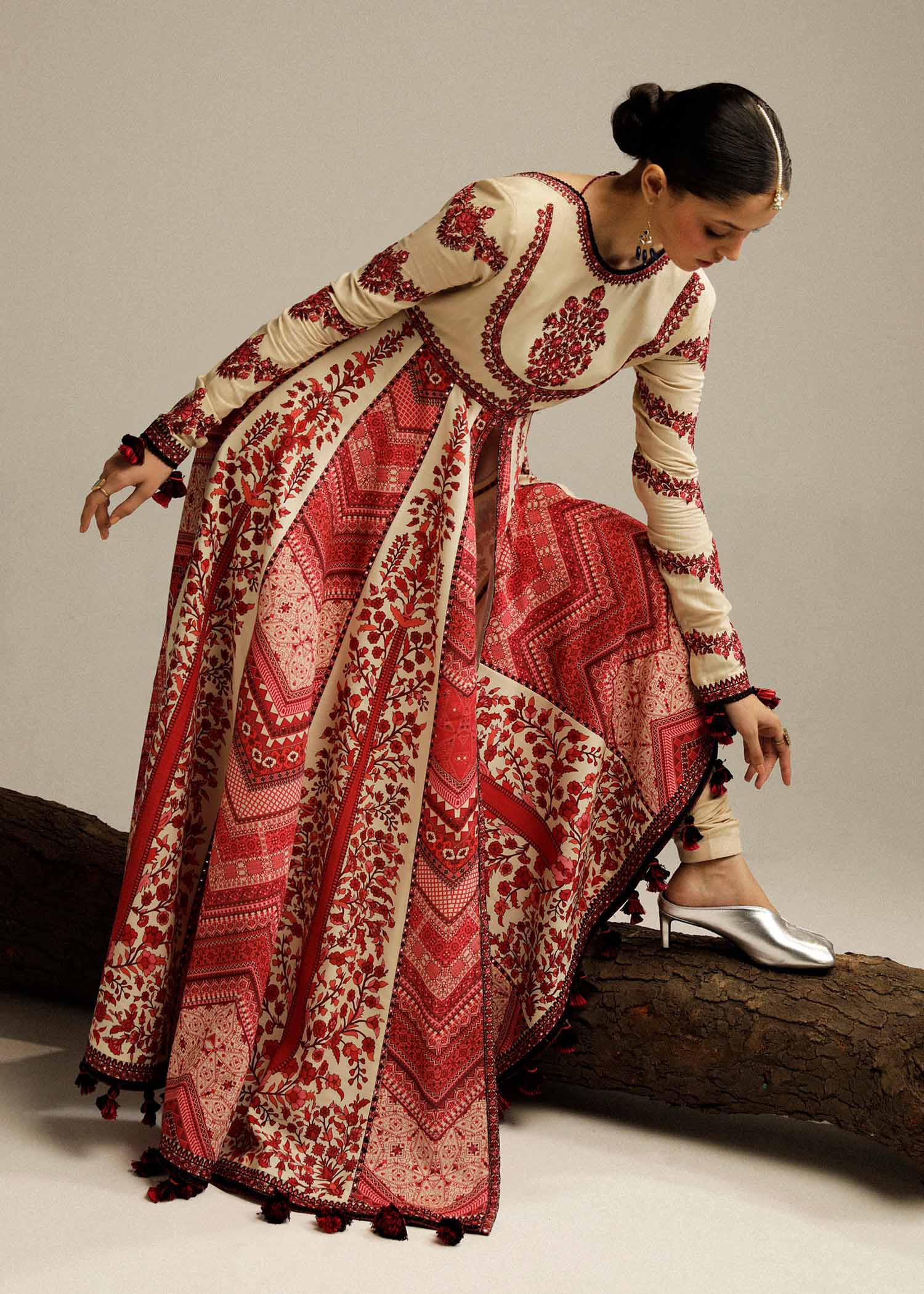 Hussain Rehar | Winter Shawl Khaddar 23 | Opaline - House Of Anaya