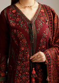 Hussain Rehar | Winter Shawl Khaddar 23 | Ruby - House Of Anaya