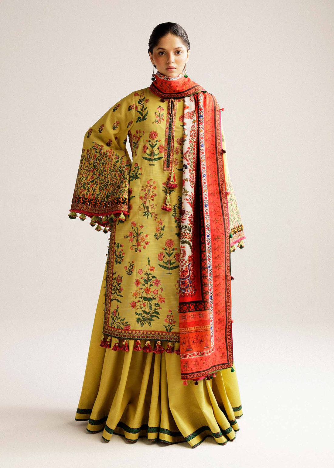Hussain Rehar | Winter Shawl Khaddar 23 | Ember - House Of Anaya