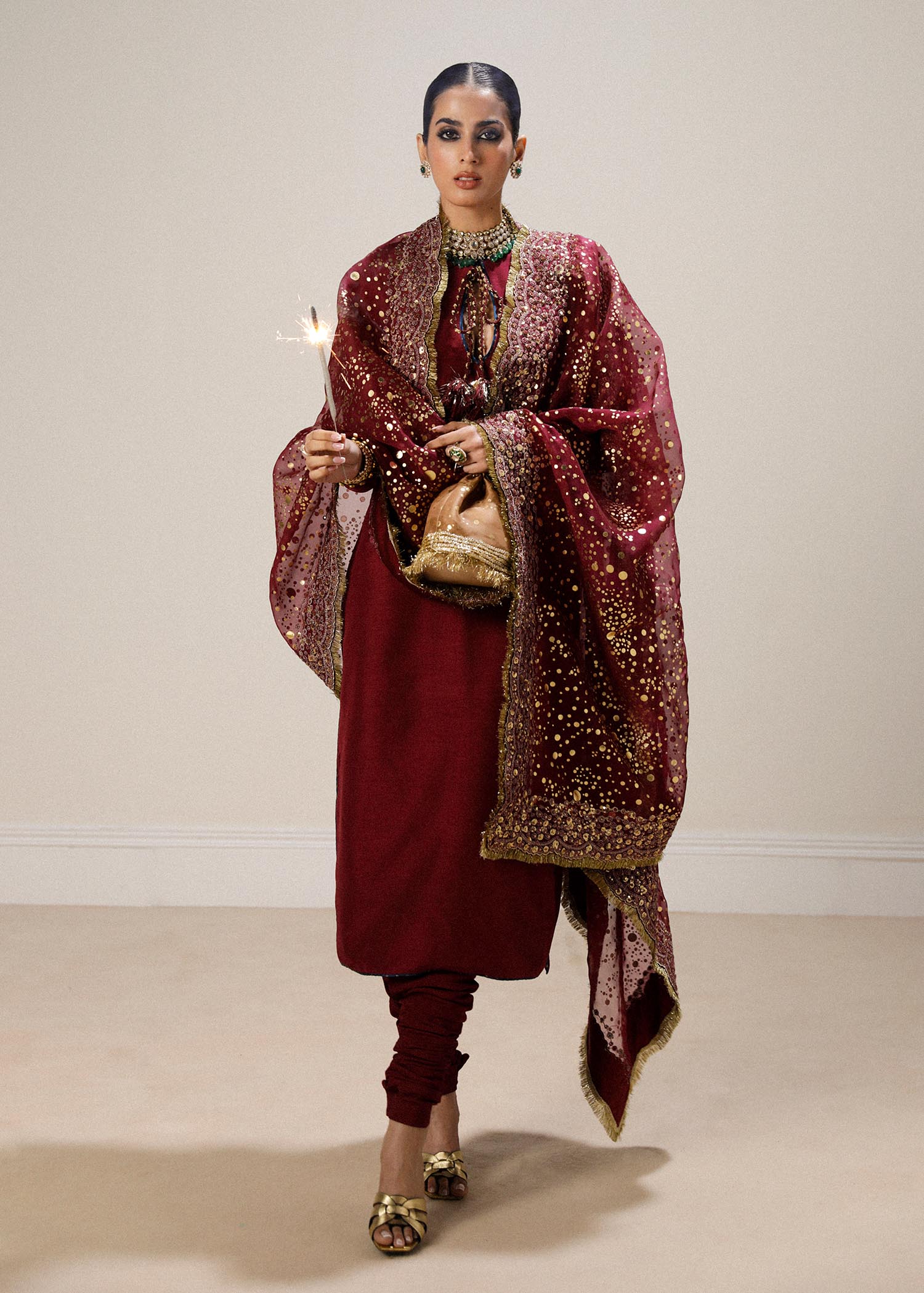 Hussain Rehar | Luxury Formals | Surkh - House Of Anaya