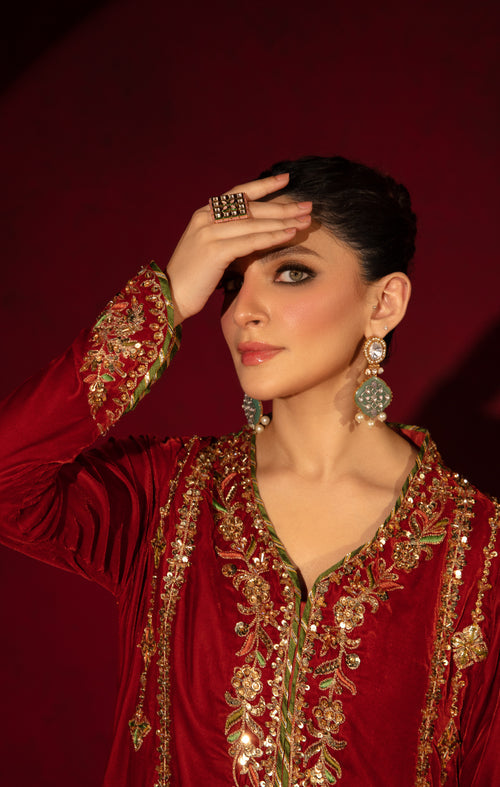 Maya | Raazi Velvet 24 | IMROZ - House Of Anaya