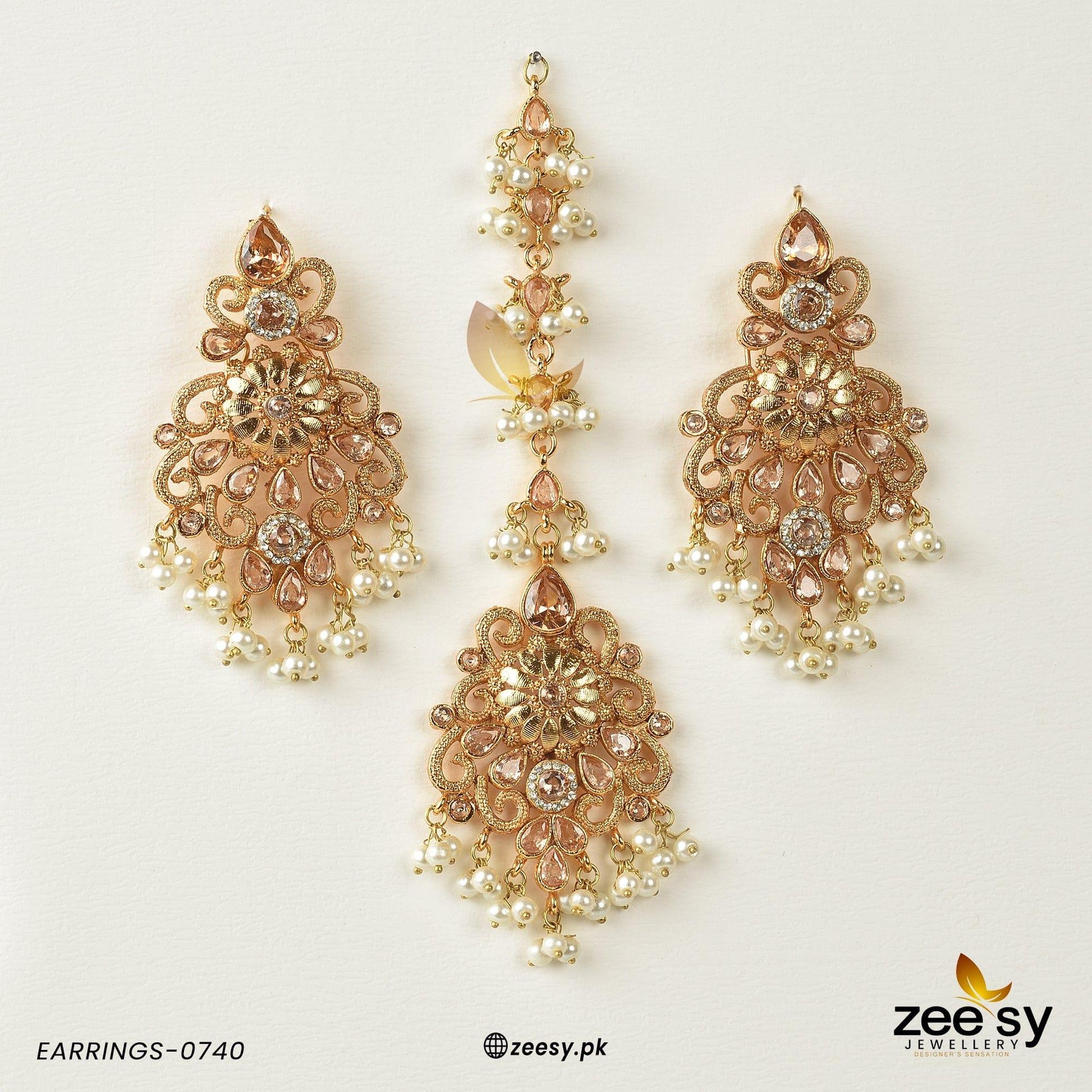 Spark Earrings-0740 - House Of Zarish