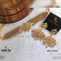 Sunflower Necklace-0337 - House Of Zarish