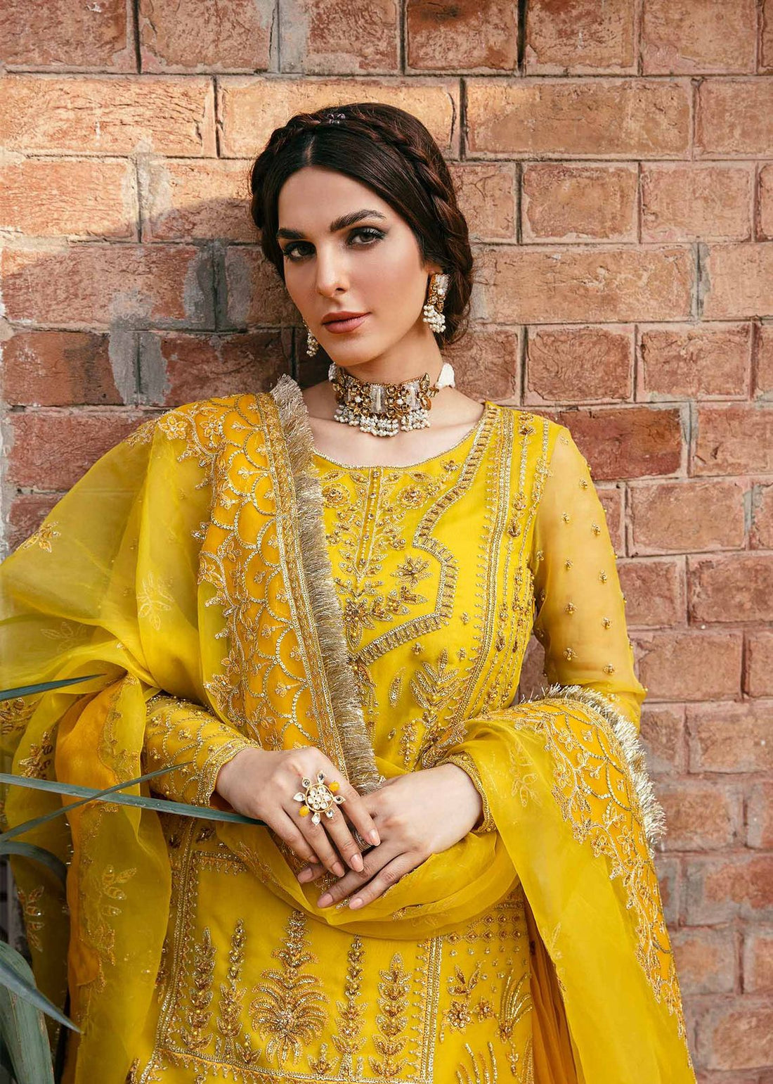 AKBAR ASLAM CAILIN U-1482 LAYALI COLLECTION UNSTITCHED - Riwayat-e-khas