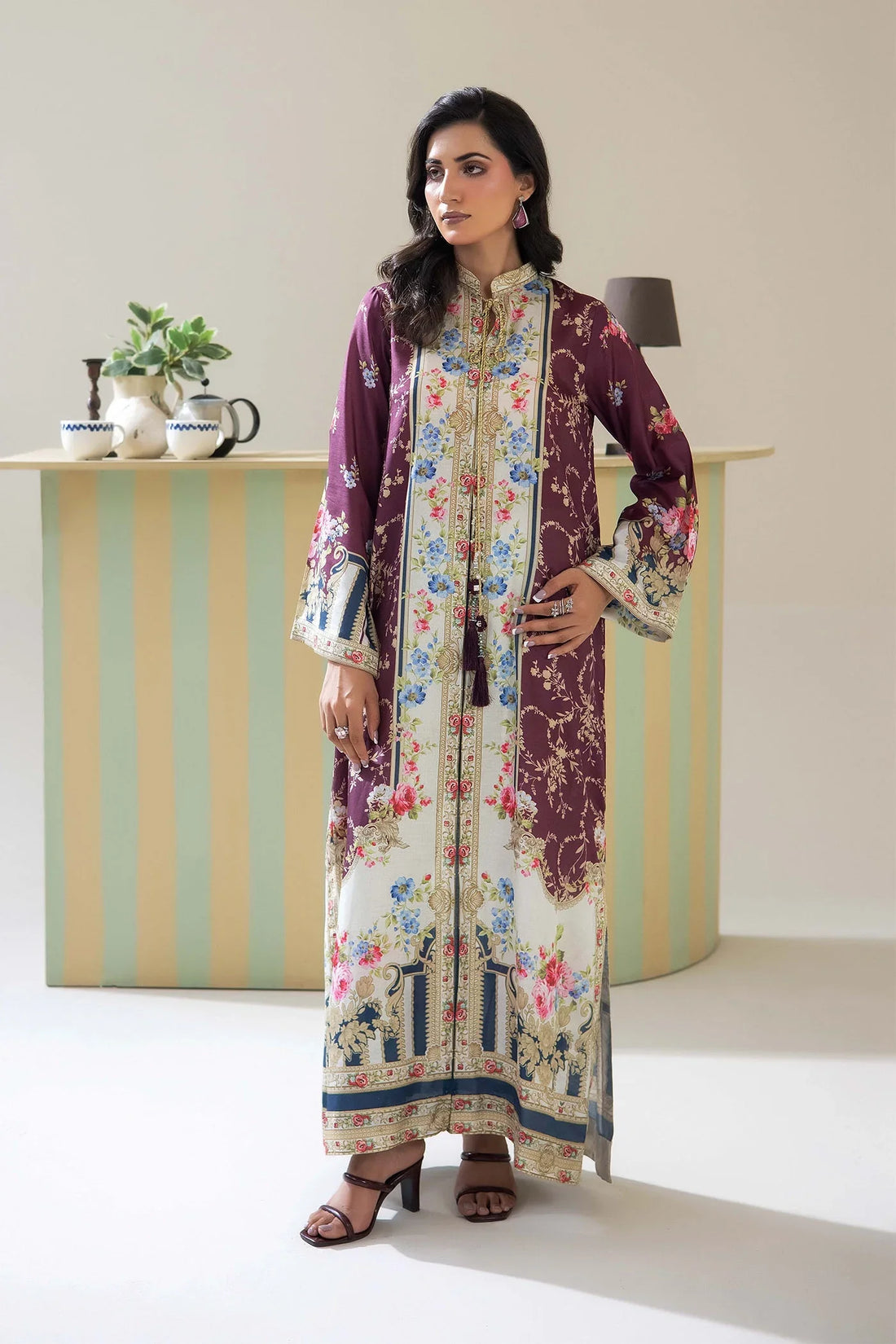 Adans Libas | Adans Jacobean | PRINTED KAFTAN-02 - 1