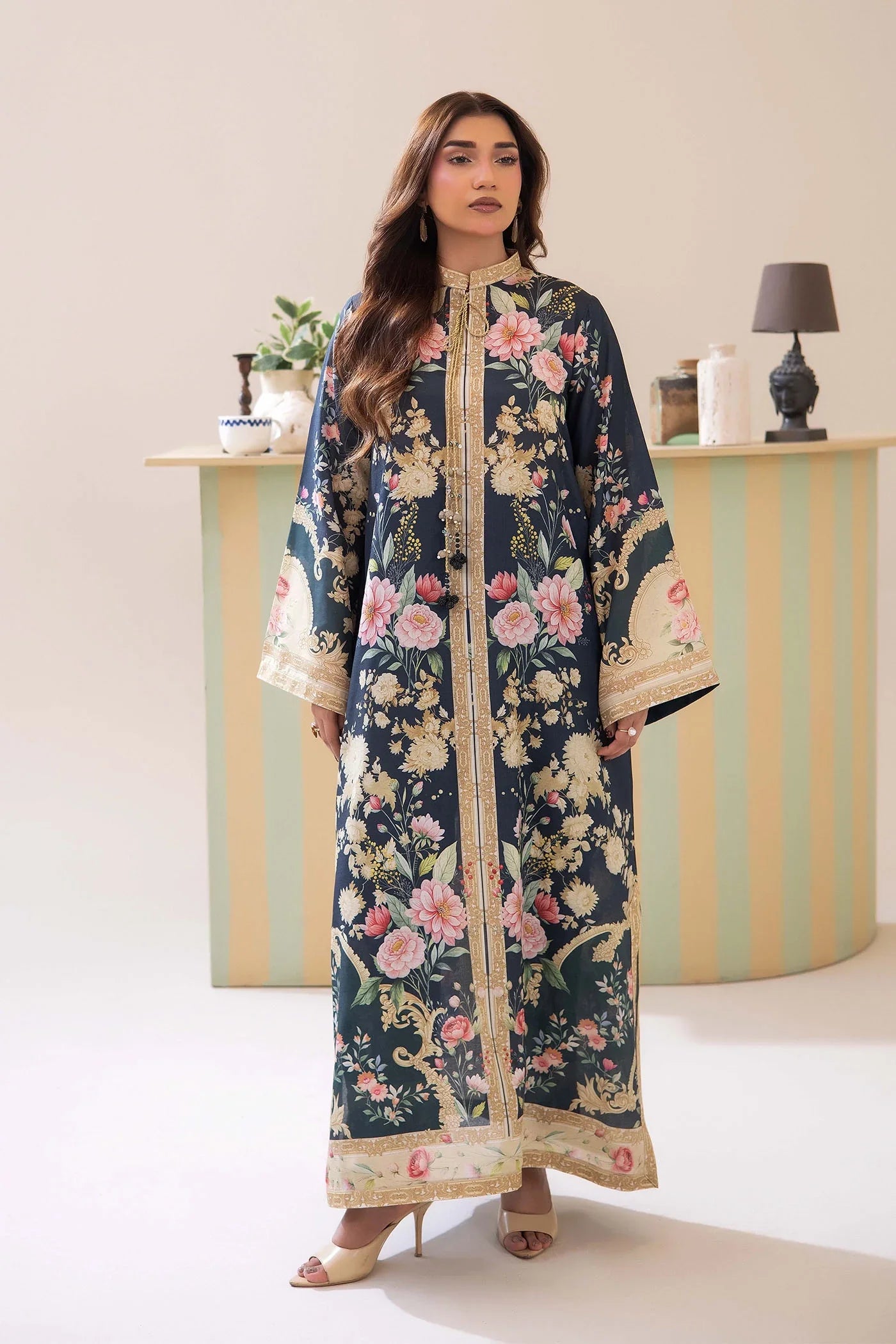 Adans Libas | Adans Jacobean | PRINTED KAFTAN-03 - 1