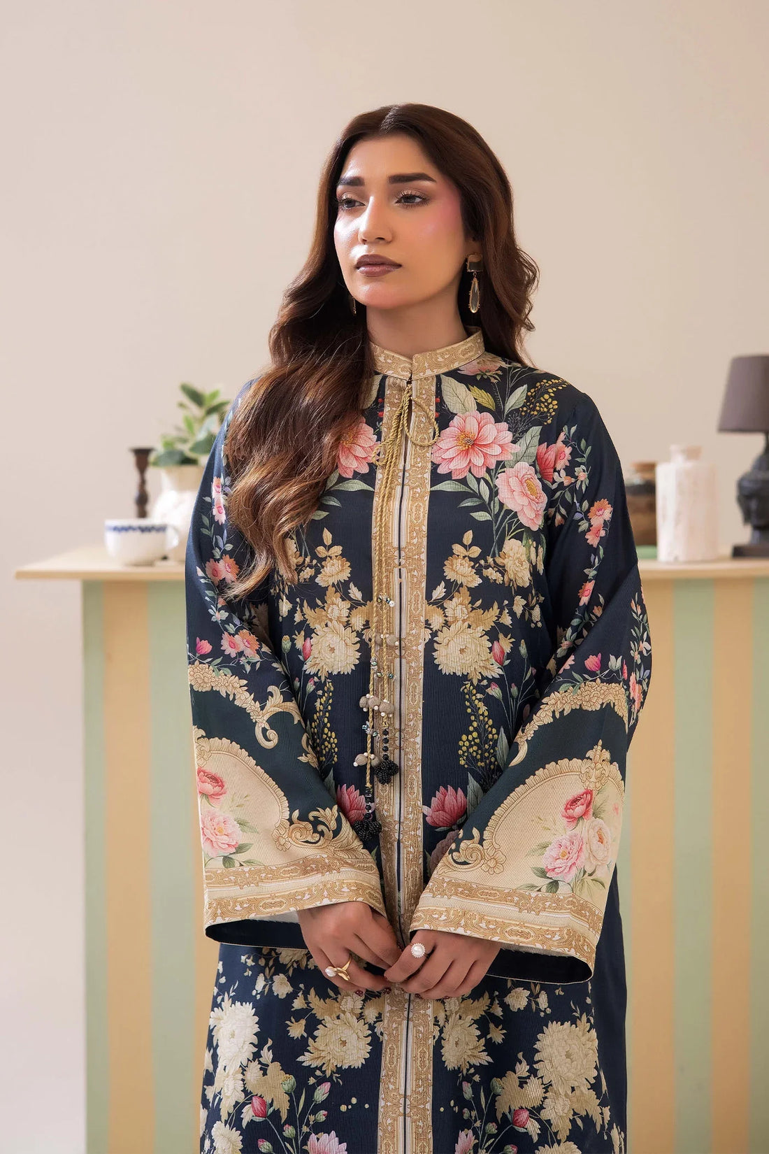 Adans Libas | Adans Jacobean | PRINTED KAFTAN-03 - 1
