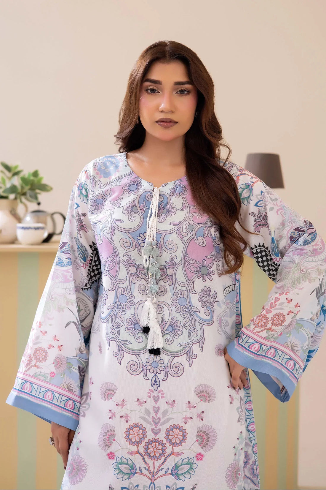 Adans Libas | Adans Jacobean | PRINTED KAFTAN-05 - 1