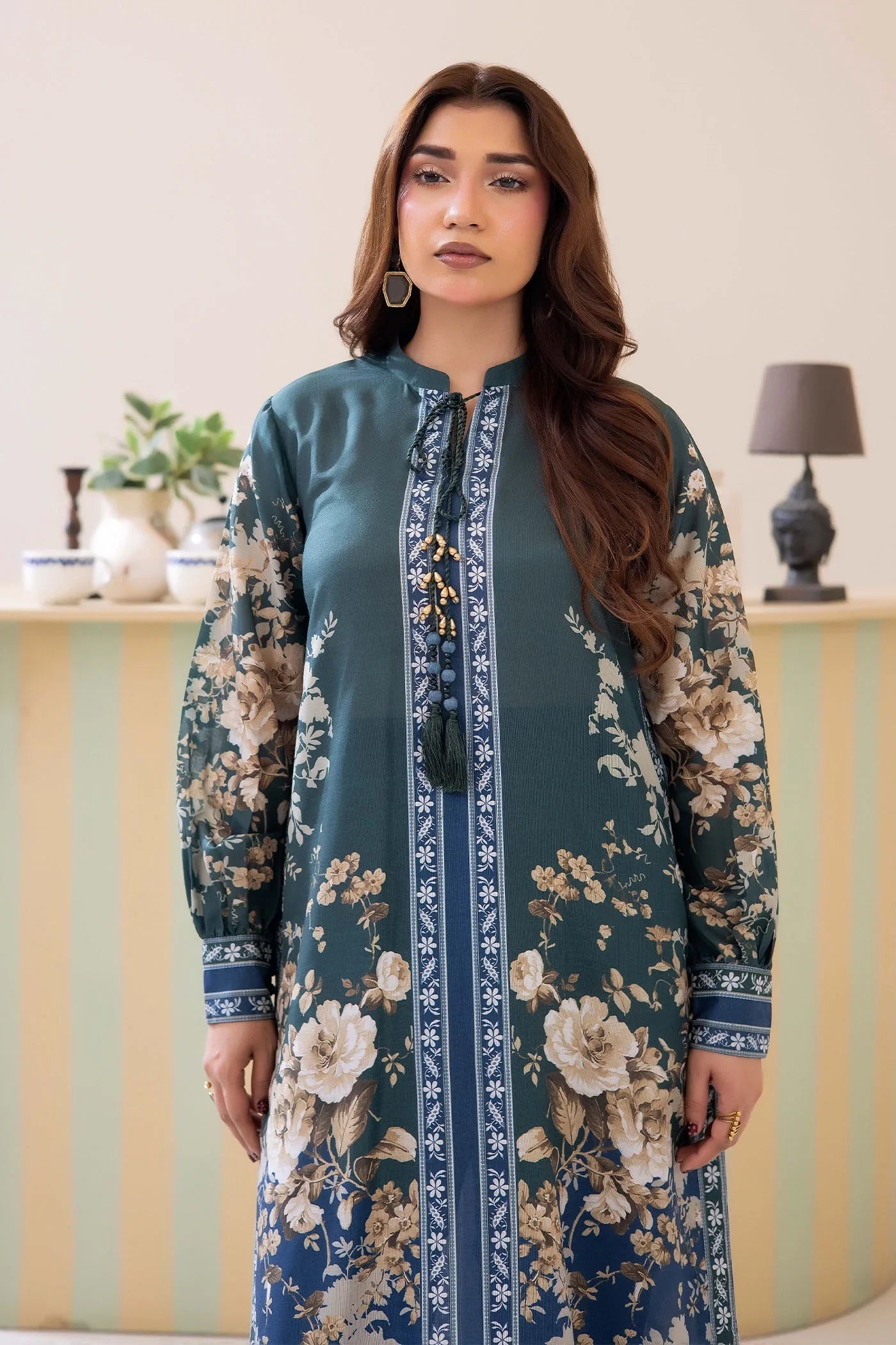 Adans Libas | Adans Jacobean | PRINTED KAFTAN-07 - 4