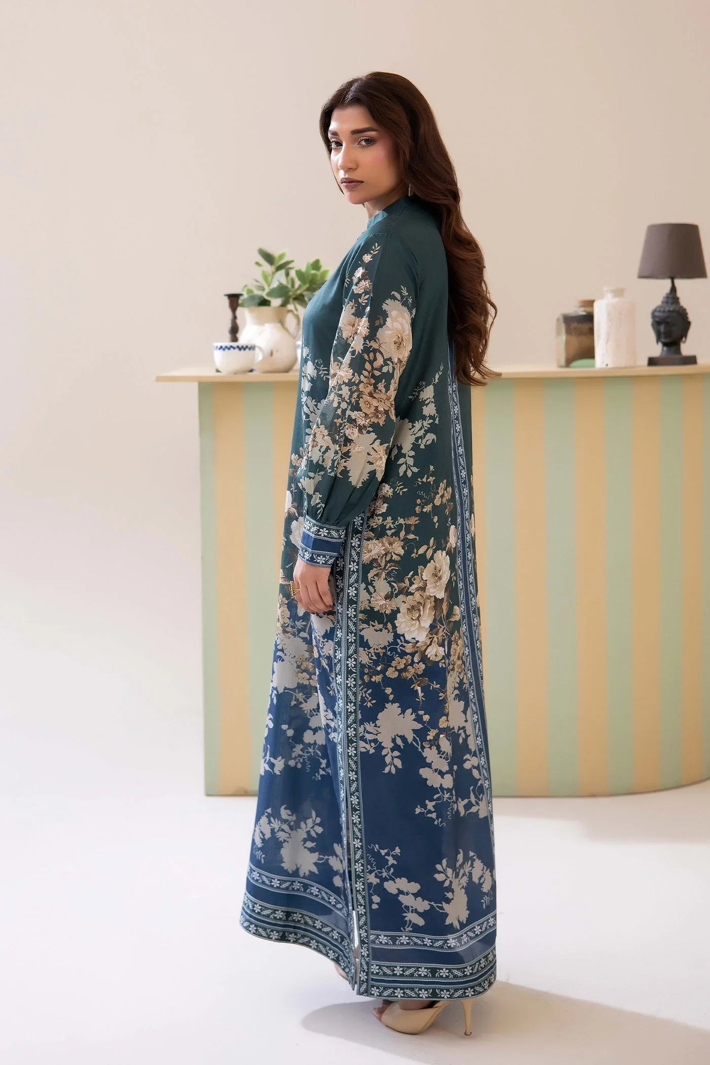 Adans Libas | Adans Jacobean | PRINTED KAFTAN-07 - 3