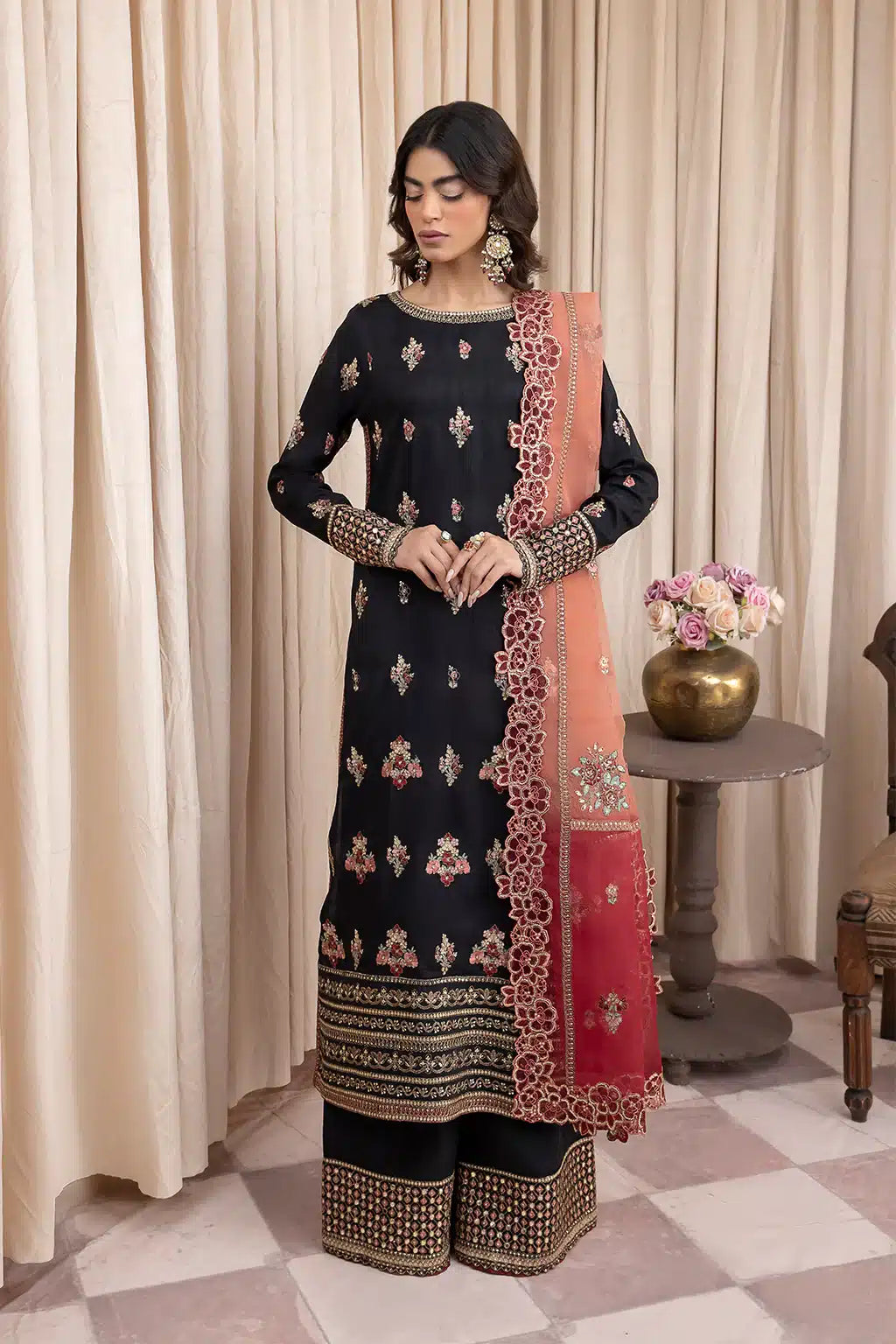 Iznik | Festive Raw Silk 23 | IRS-02 ELIXIR - House Of Anaya