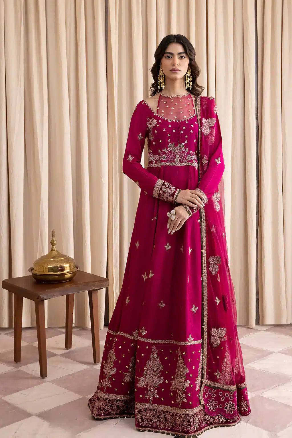 Iznik | Festive Raw Silk 23 | IRS-05 OPULENCE - House Of Anaya