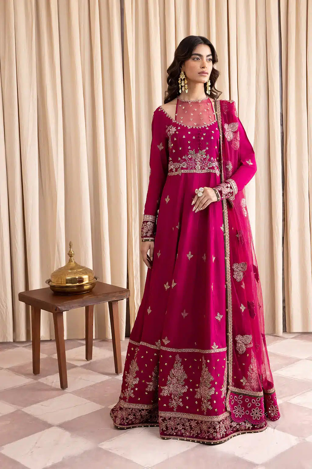 Iznik | Festive Raw Silk 23 | IRS-05 OPULENCE - House Of Anaya