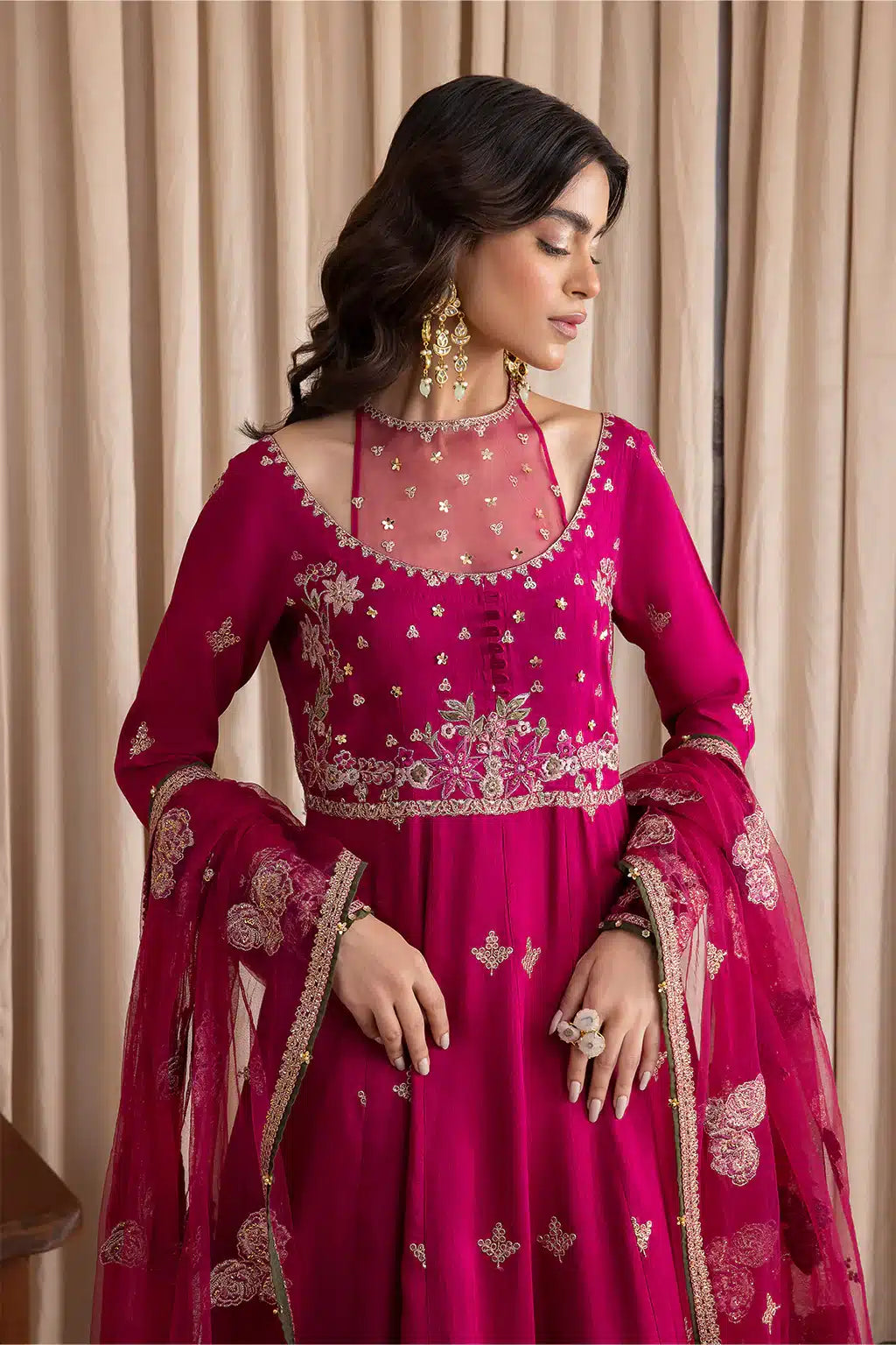 Iznik | Festive Raw Silk 23 | IRS-05 OPULENCE - House Of Anaya