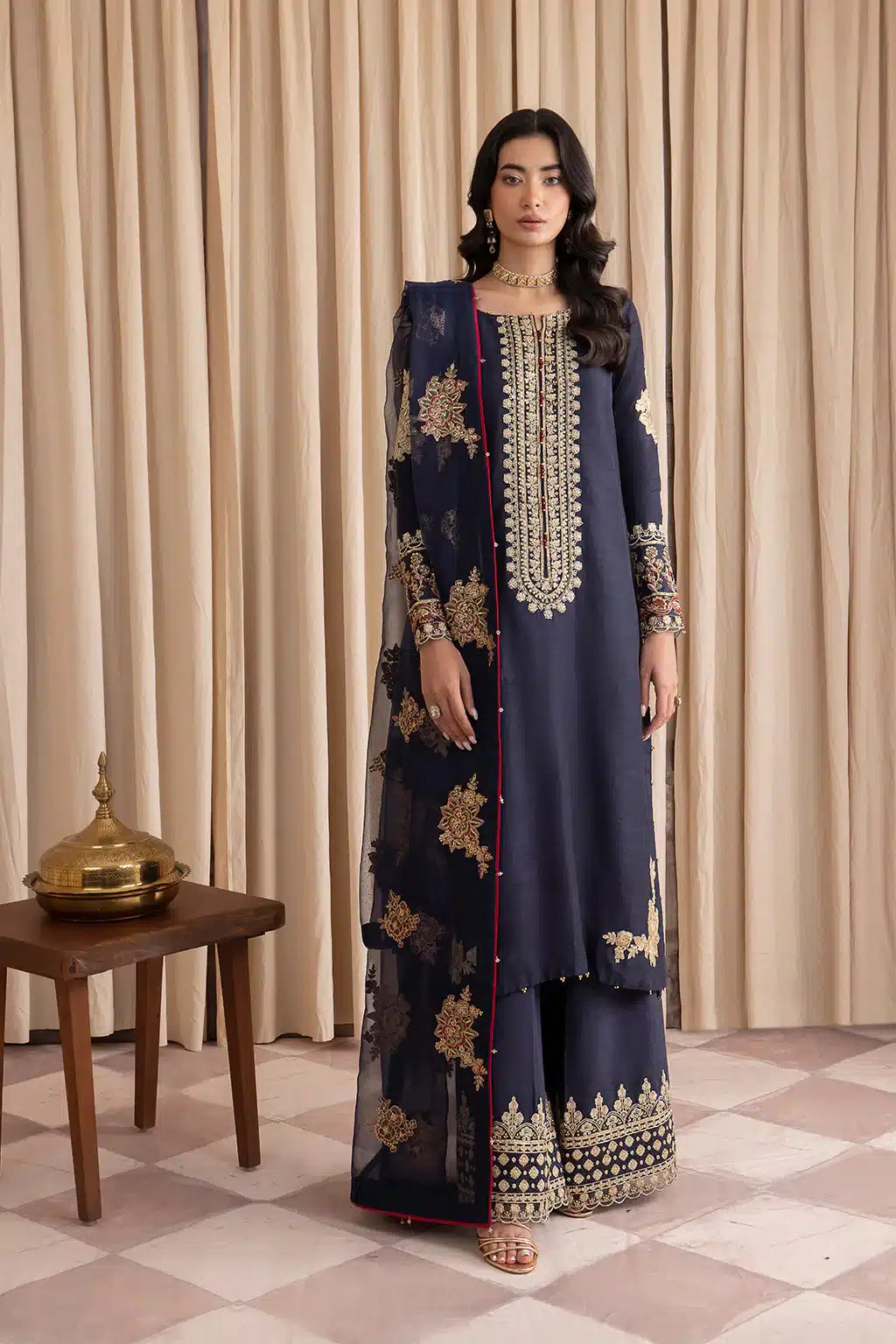 Iznik | Festive Raw Silk 23 | IRS-07 ZENITH - House Of Anaya