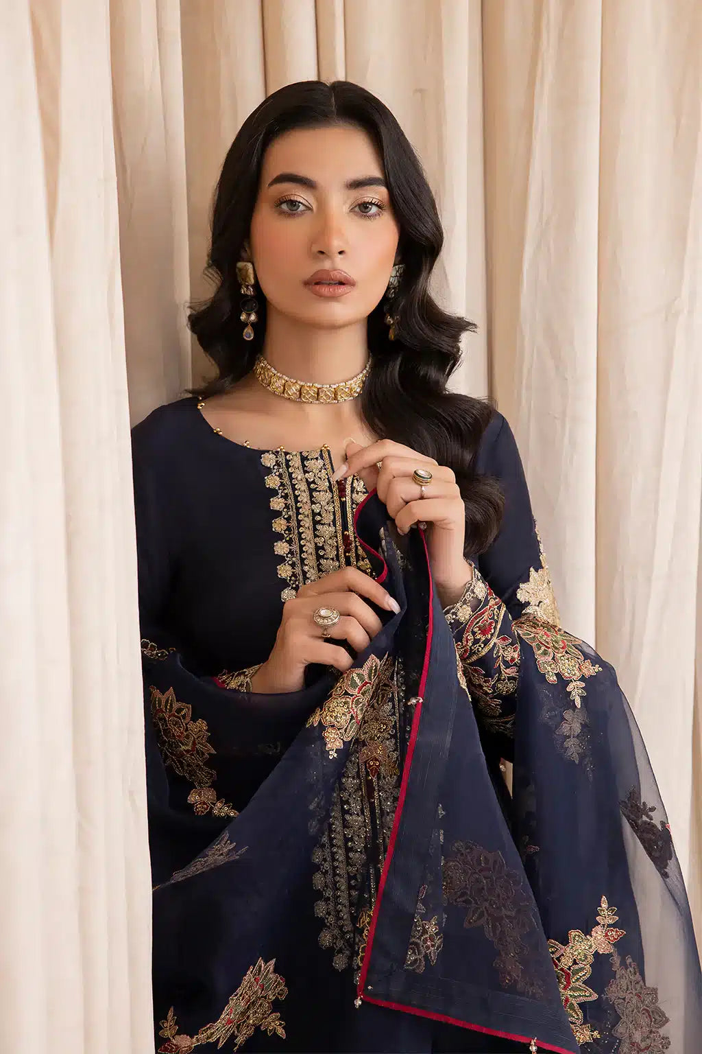 Iznik | Festive Raw Silk 23 | IRS-07 ZENITH - House Of Anaya