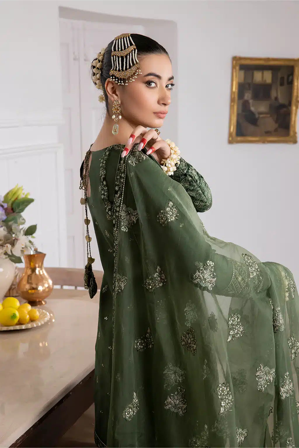 Iznik | Festive Raw Silk 23 | IRS-04 IDYLLIC - House Of Anaya
