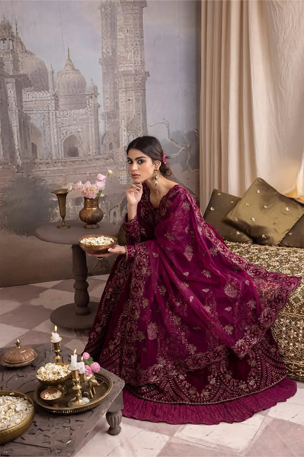 Iznik | Festive Velvet 23 | IV-33 MAHSA - House Of Anaya