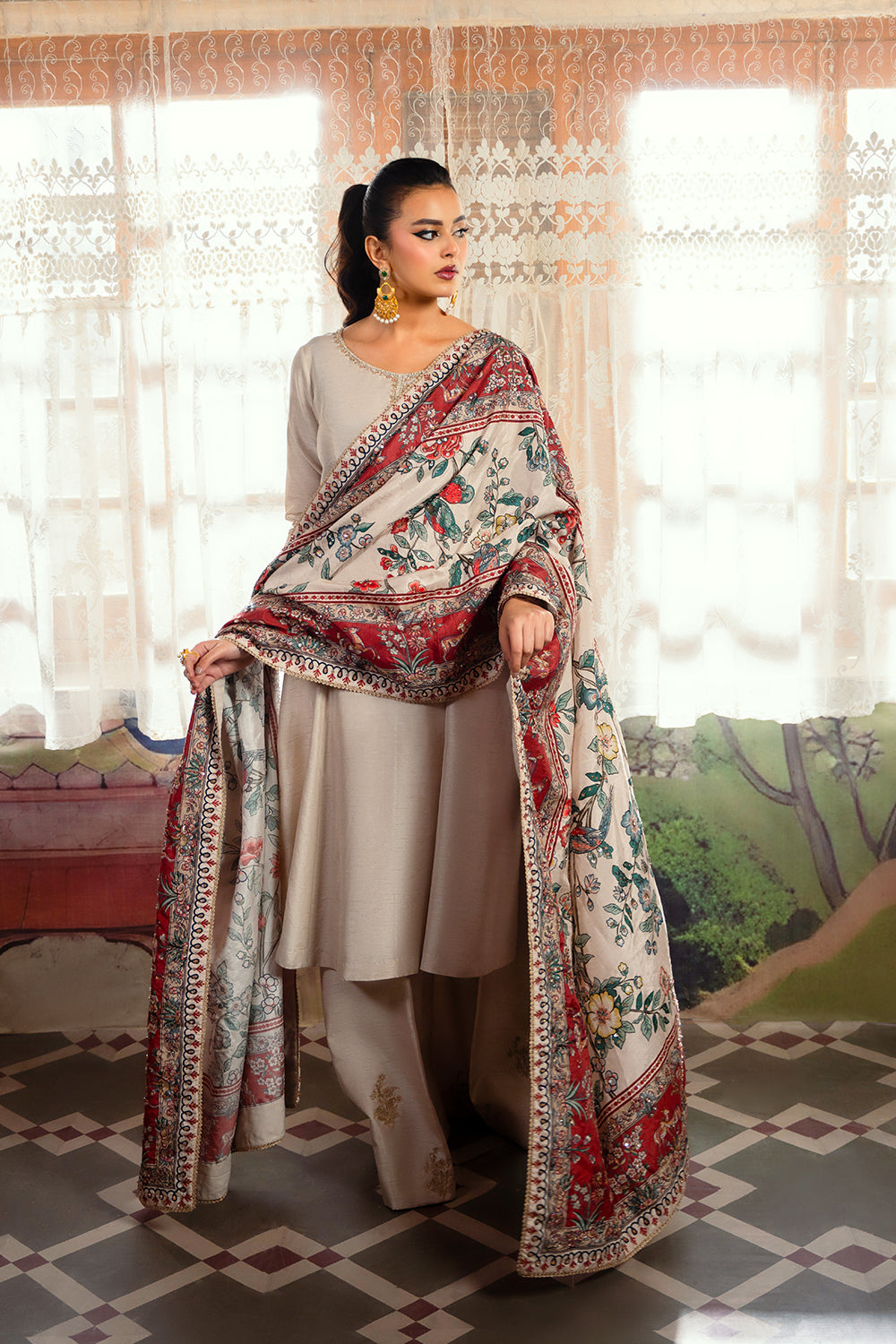 Saira Rizwan | Dahini Silk Pret | DUNE - SRLP01-25 - House Of Anaya
