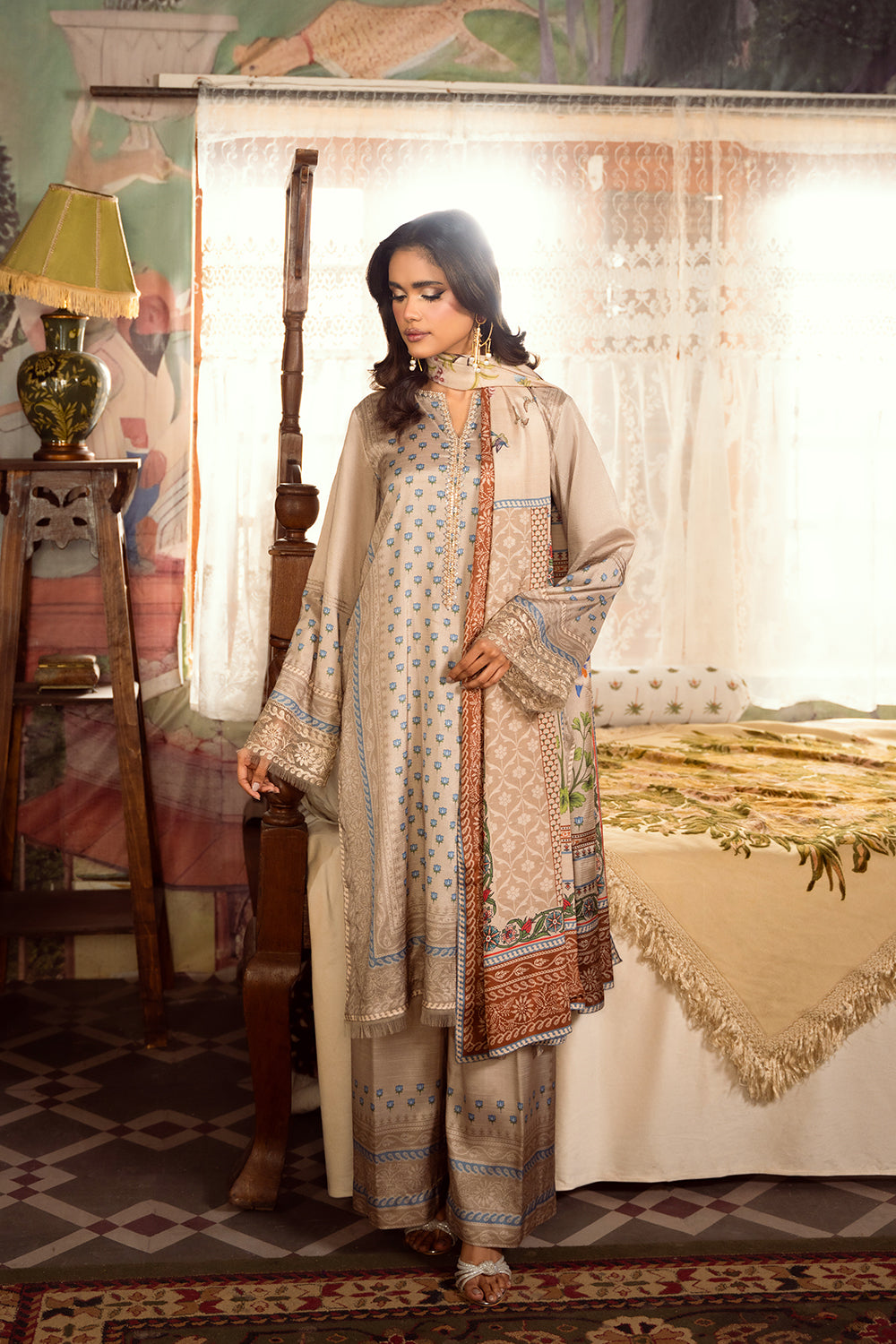 Saira Rizwan | Dahini Silk Pret | MERCINA - SRLP06-25 - House Of Anaya