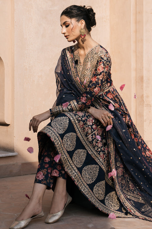 Jazmin | Shahkaar Luxury Lawn 24 | SL24-D1 - House Of Anaya