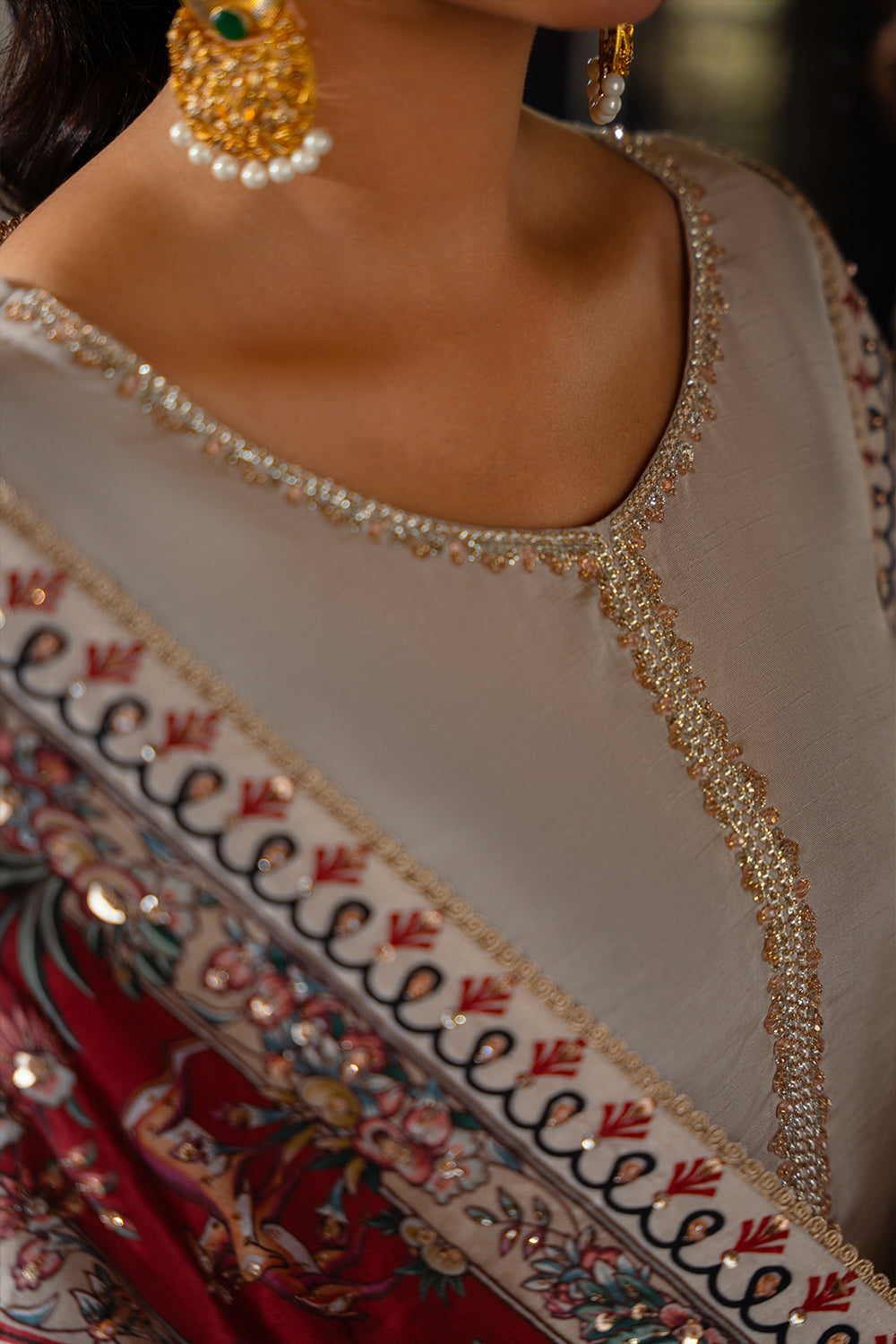 Saira Rizwan | Dahini Silk Pret | DUNE - SRLP01-25 - House Of Anaya