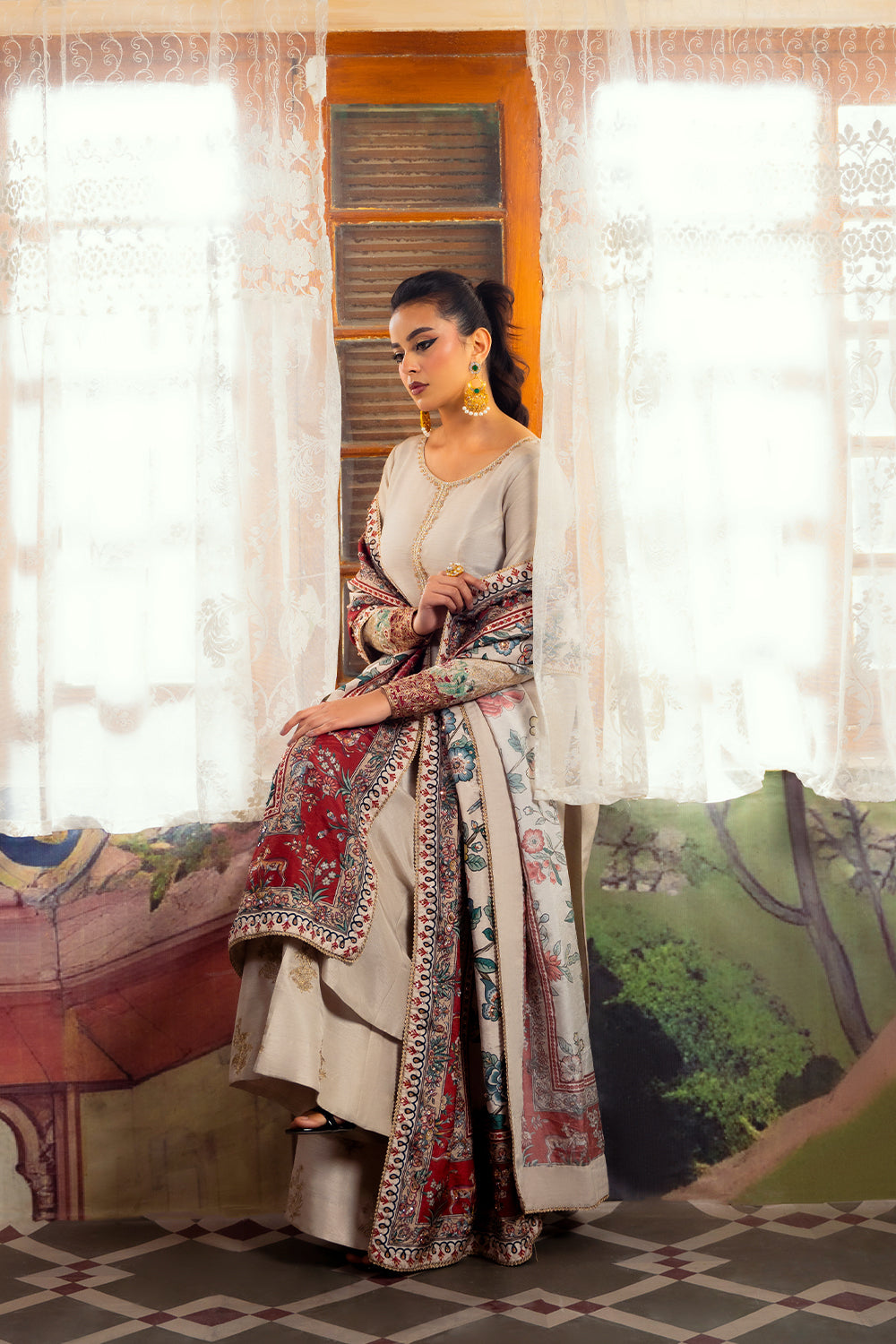 Saira Rizwan | Dahini Silk Pret | DUNE - SRLP01-25 - House Of Anaya