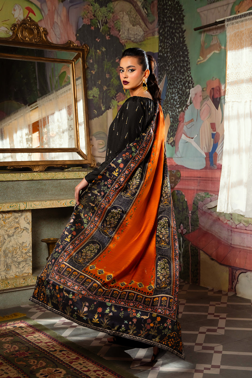 Saira Rizwan | Dahini Silk Pret | ESMA - SRLP02-25 - House Of Anaya