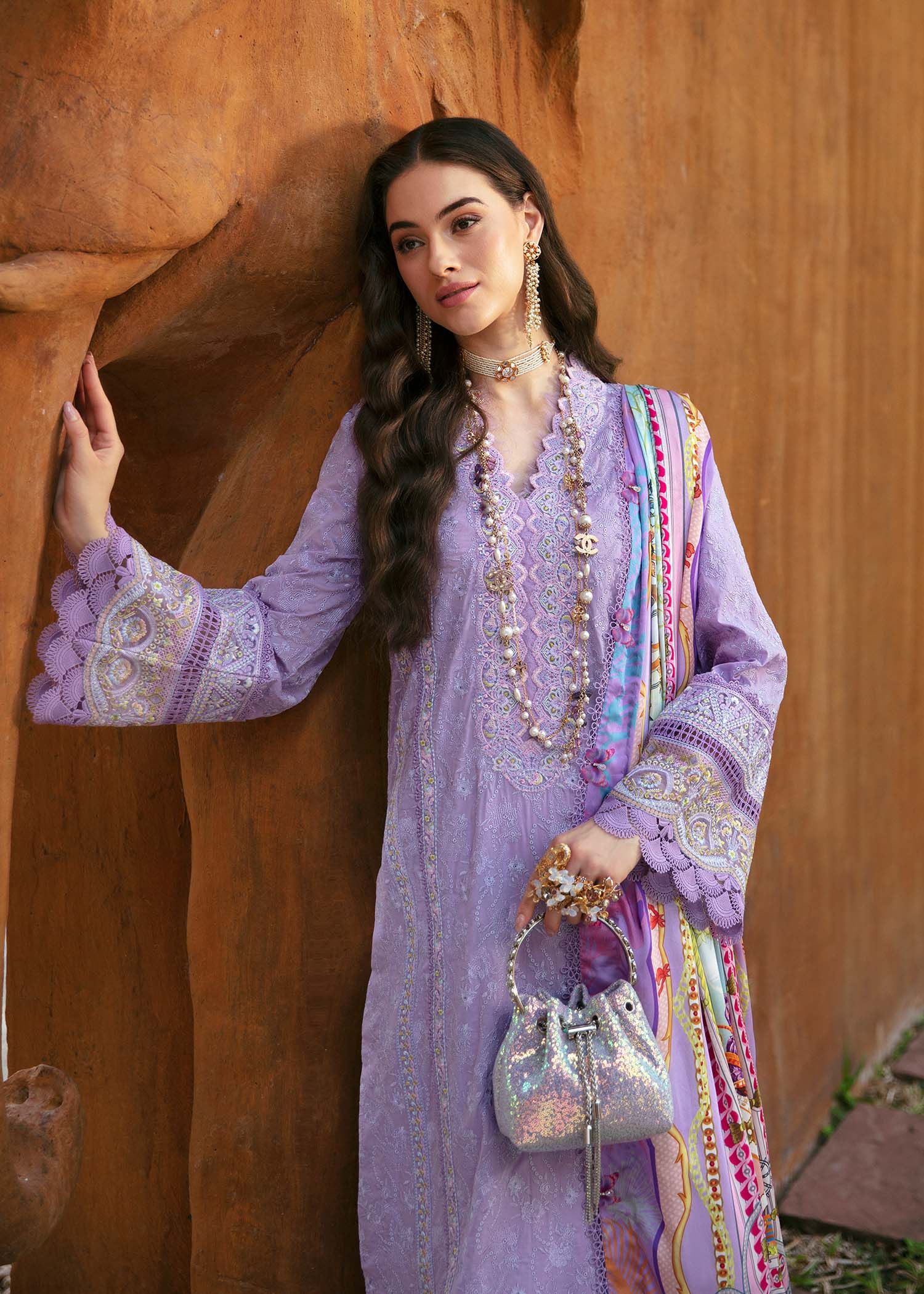 Kanwal Malik | Sareen Luxury Lawn 24 | Capri - House Of Anaya