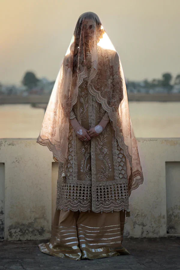 Ittehad | Dilruba Wedding Formals | ESDR78-SUT-BGE - House Of Anaya