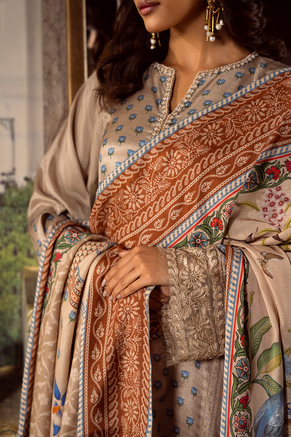 Saira Rizwan | Dahini Silk Pret | MERCINA - SRLP06-25 - House Of Anaya