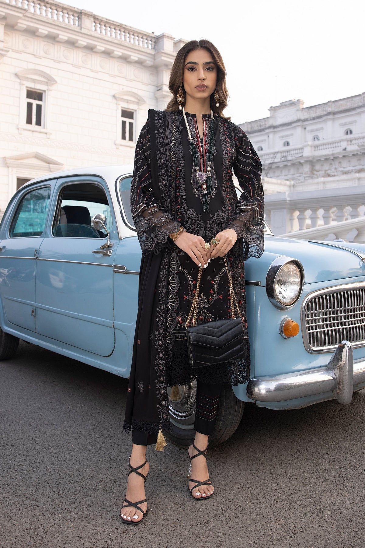 LSM | Spring Embroidered 24 | A-12 - House of Zarish