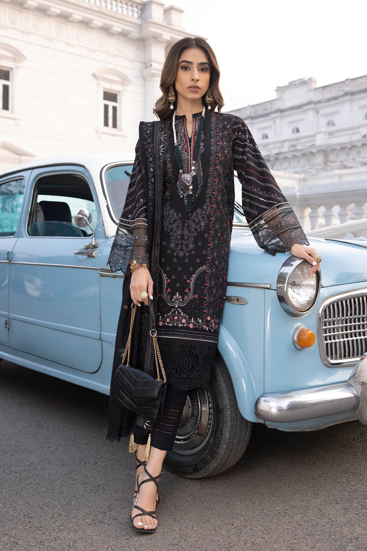 LSM | Spring Embroidered 24 | A-12 - House of Zarish