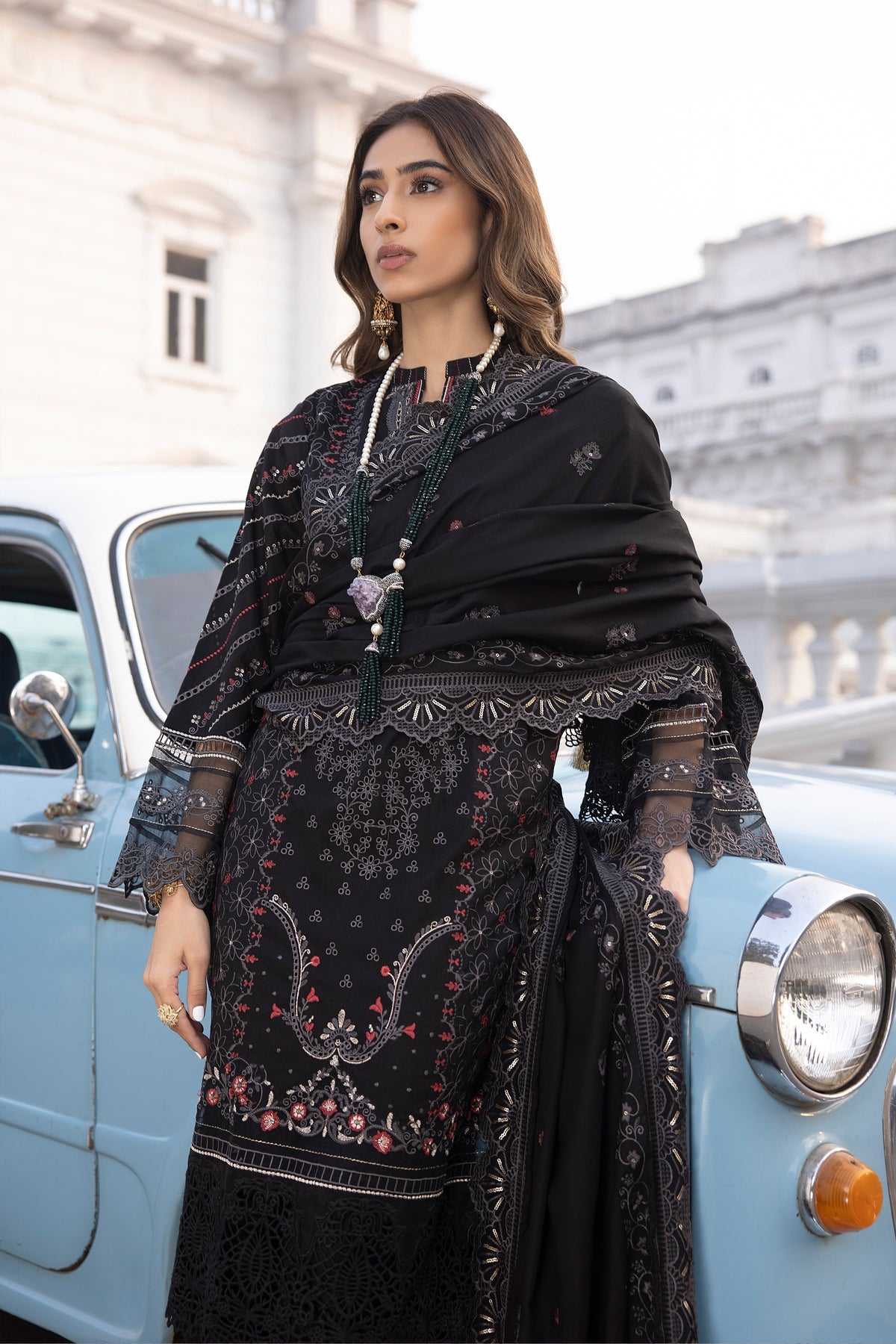 LSM | Spring Embroidered 24 | A-12 - House of Zarish