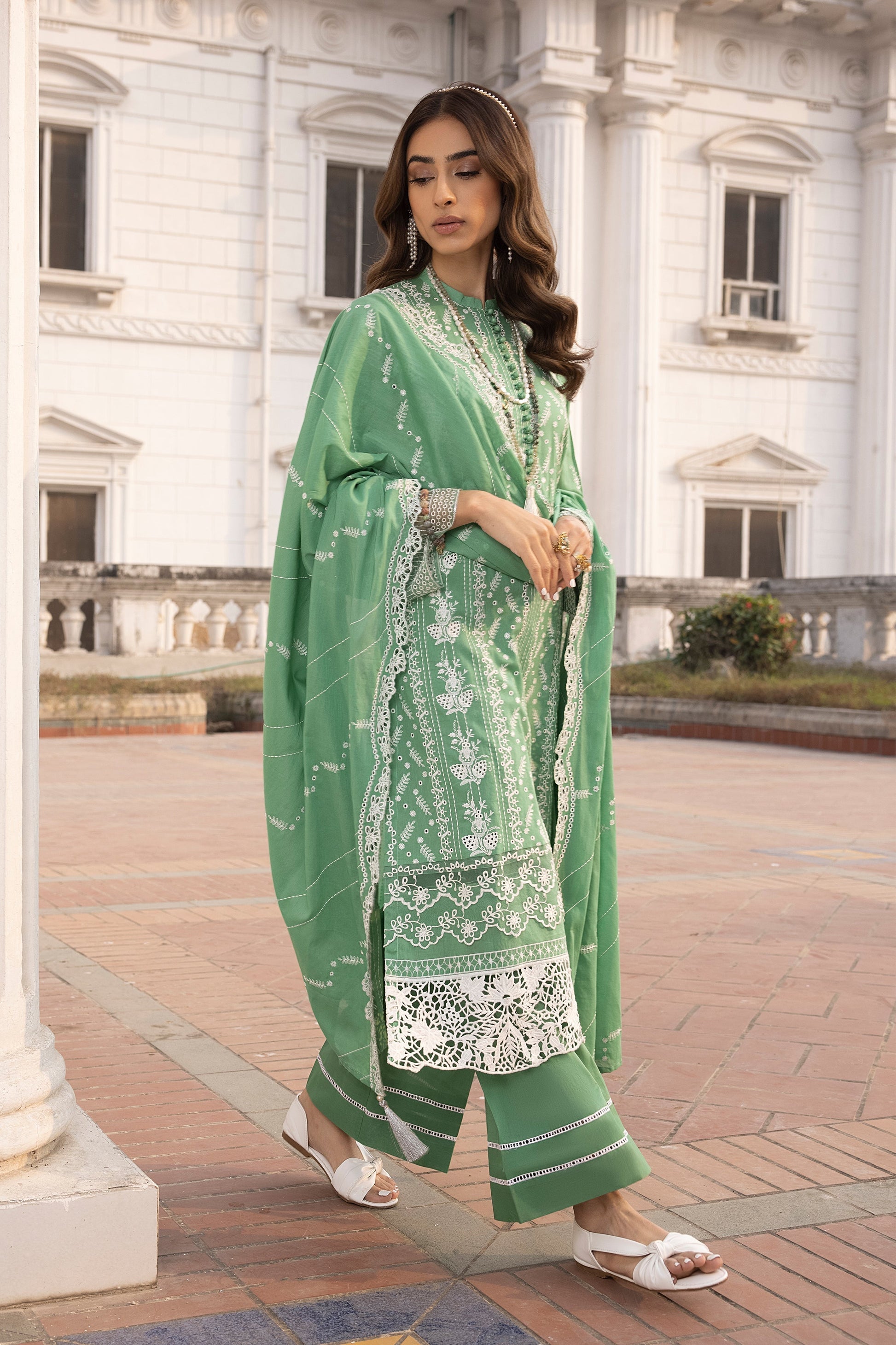 LSM | Spring Embroidered 24 | A-2 - House of Zarish