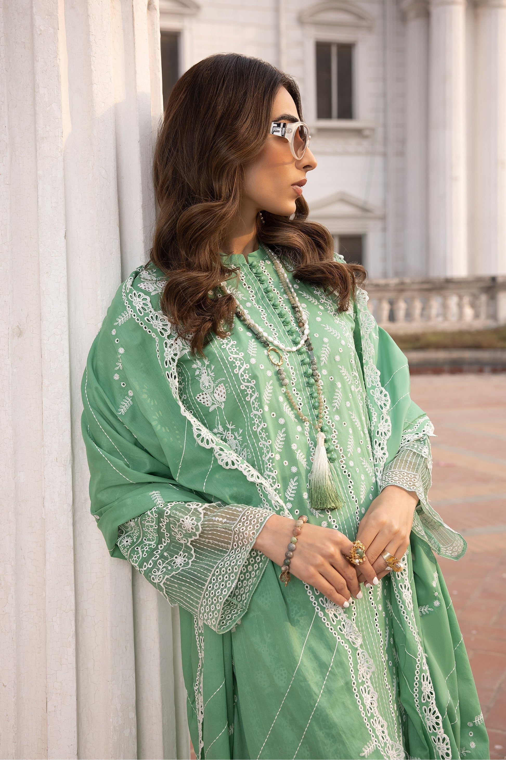 LSM | Spring Embroidered 24 | A-2 - House of Zarish
