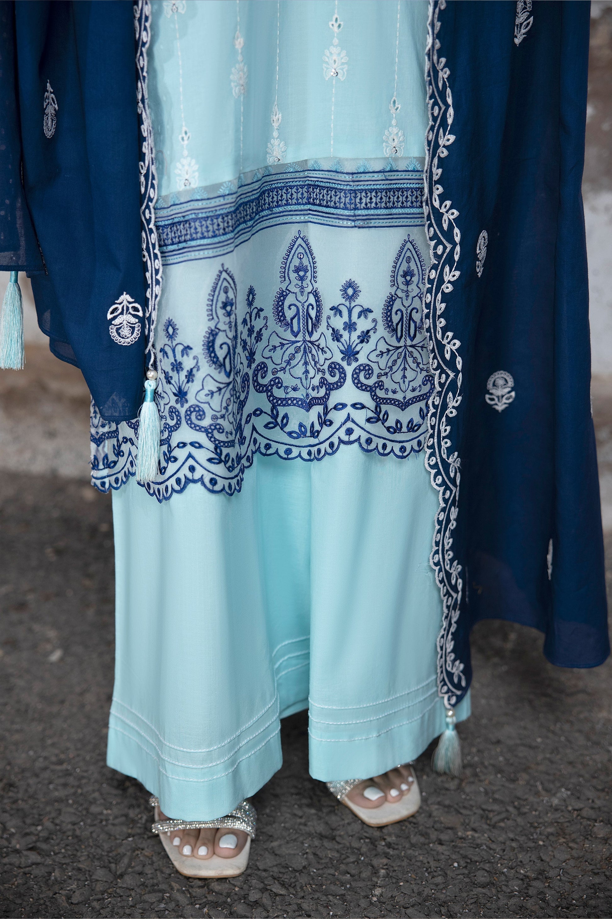 LSM | Spring Embroidered 24 | A-1 - House of Zarish