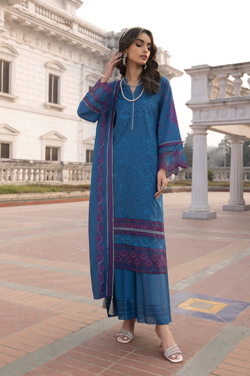 LSM | Spring Embroidered 24 | A-4 - House of Zarish