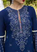 Hussain Rehar | SS Lawn 24 | Cyan - House Of Anaya