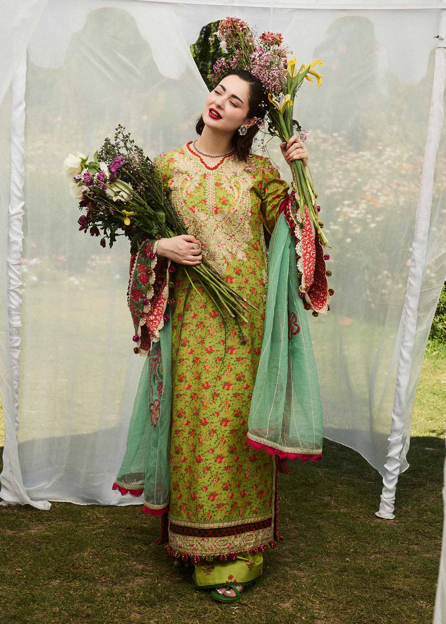 Hussain Rehar | SS Lawn 24 | Shein - House Of Anaya