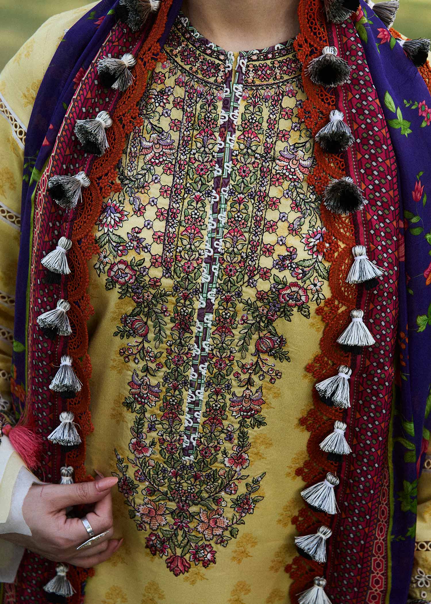 Hussain Rehar | SS Lawn 24 | Opal - House Of Anaya
