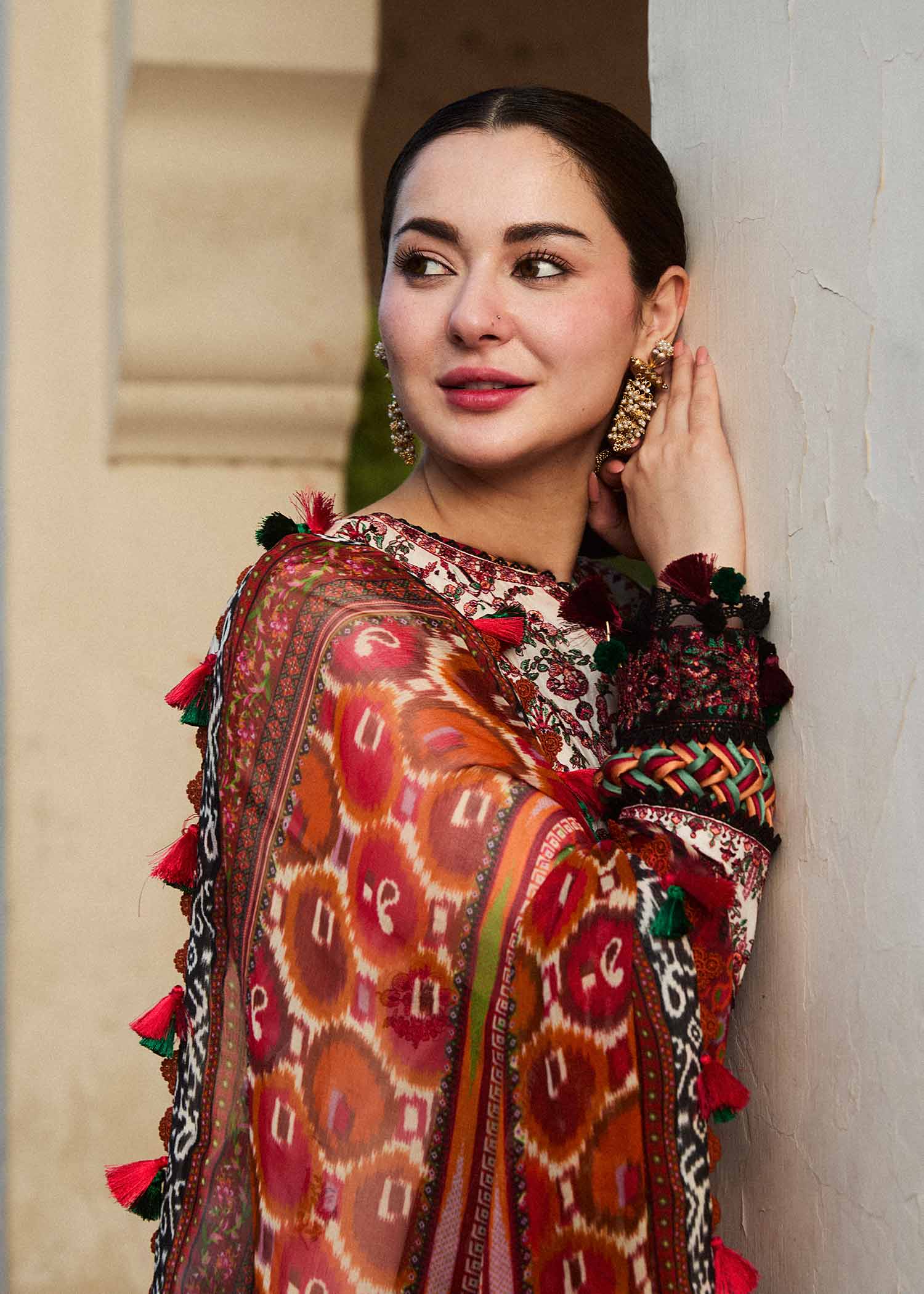 Hussain Rehar | SS Lawn 24 | Fawn - House Of Anaya