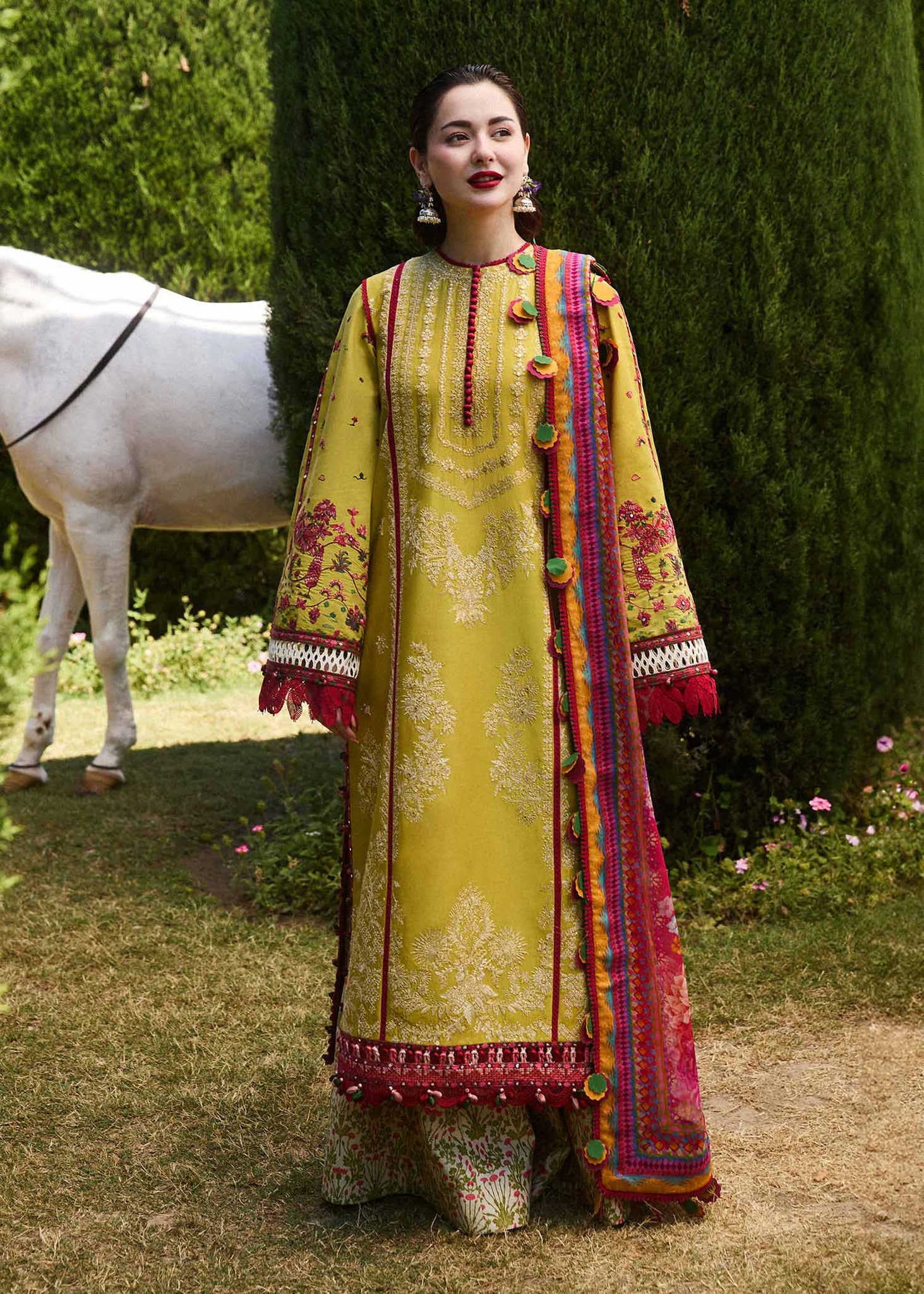 Hussain Rehar | SS Lawn 24 | Zest - House Of Anaya