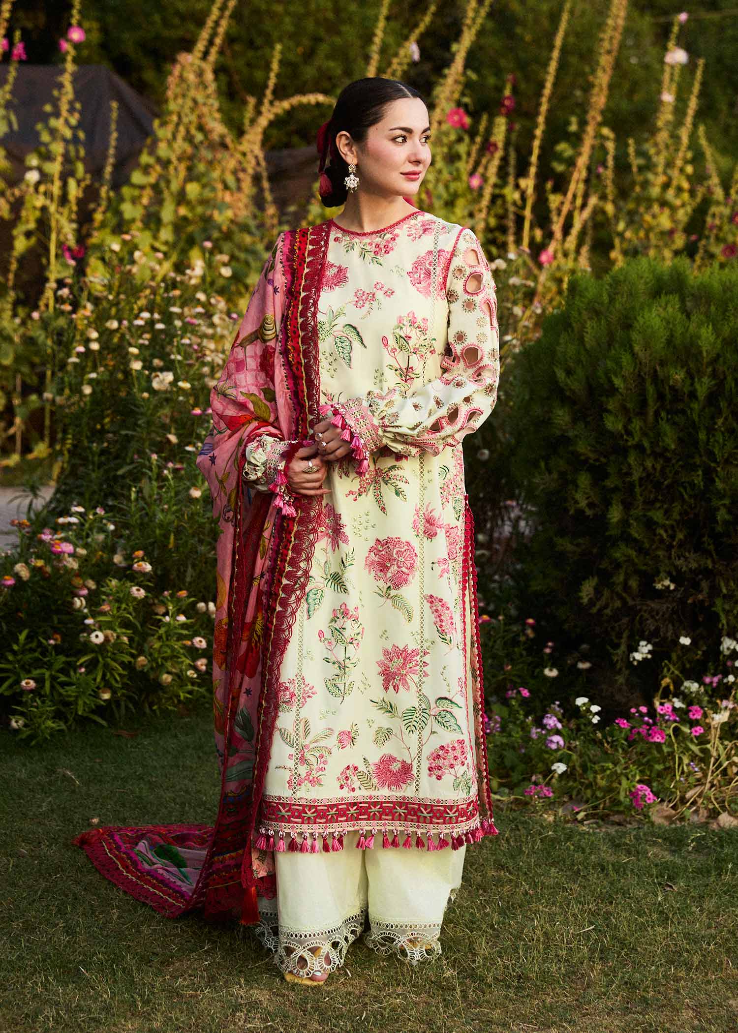 Hussain Rehar | SS Lawn 24 | Gleam - House Of Anaya
