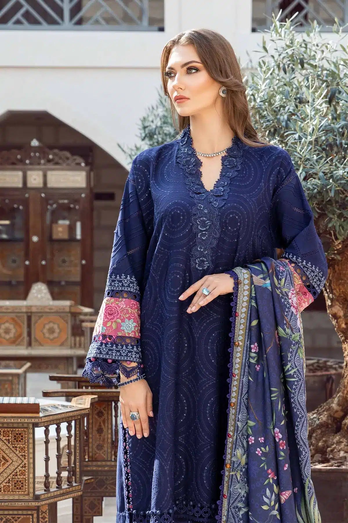Maria B | M Prints Winter 23 | MPT-2001-B - House Of Anaya